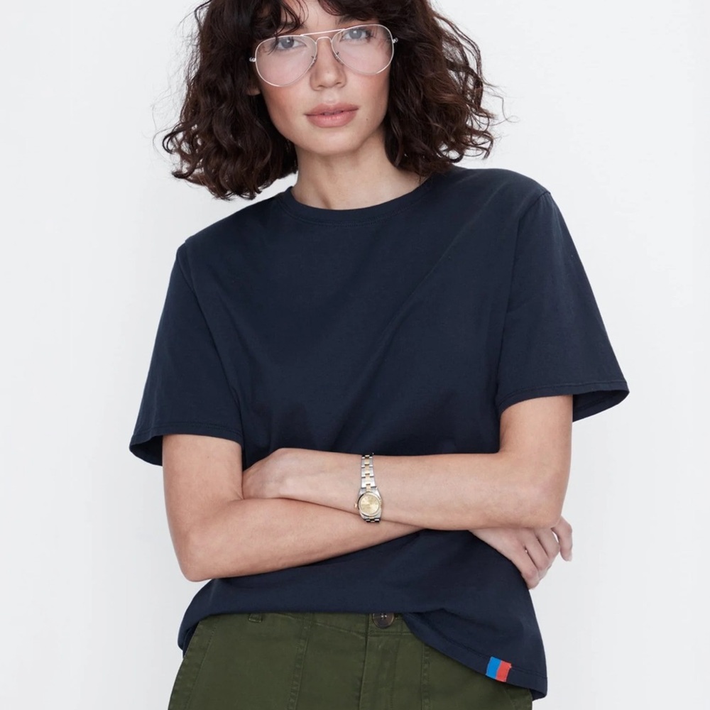 KULE Navy The Modern Short Tee